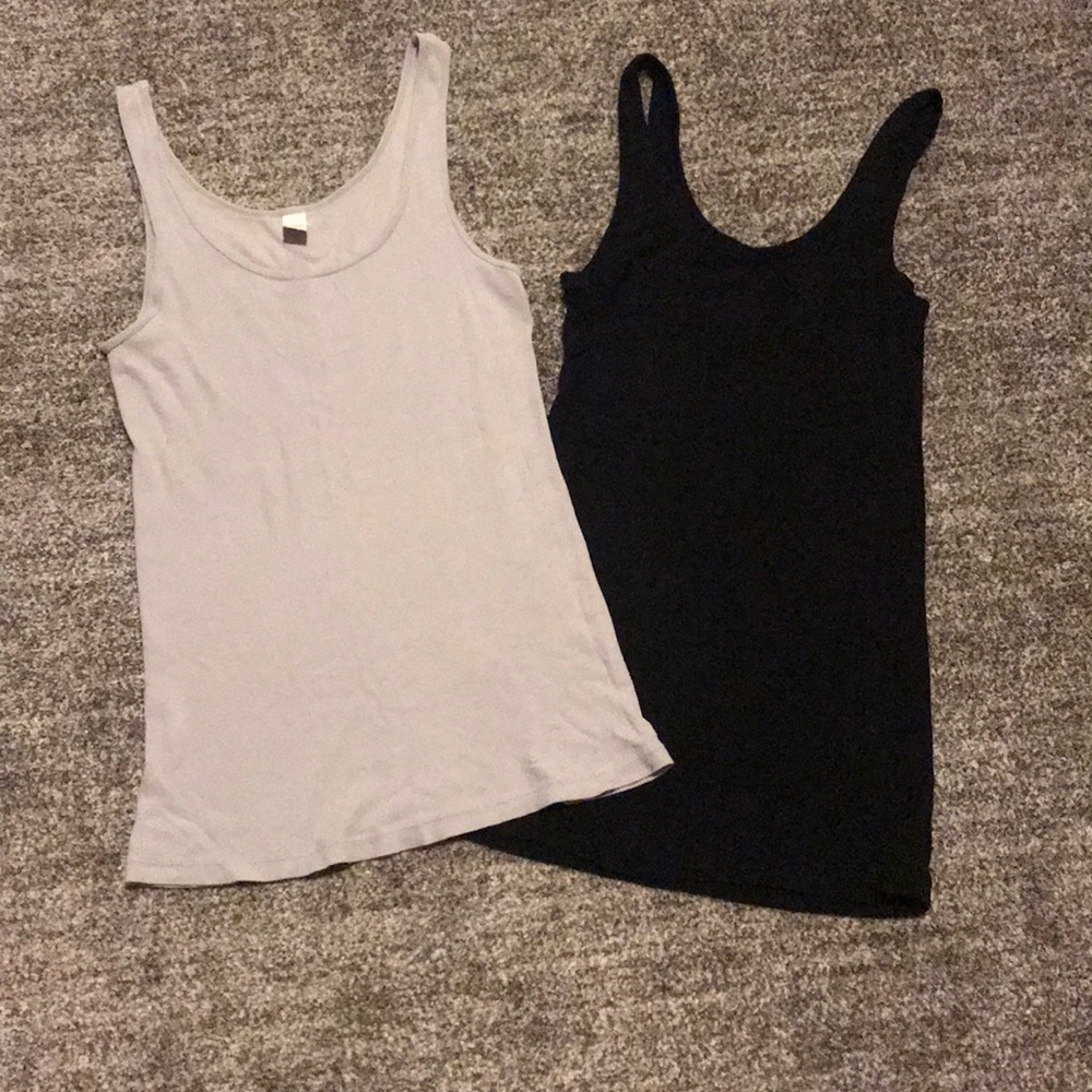 Two tank tops: JCREW & forever21